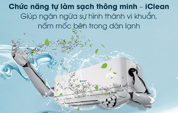 Máy lạnh Casper 1.5 HP SC-12FS32 - Chức năng tự làm sạch iClean
